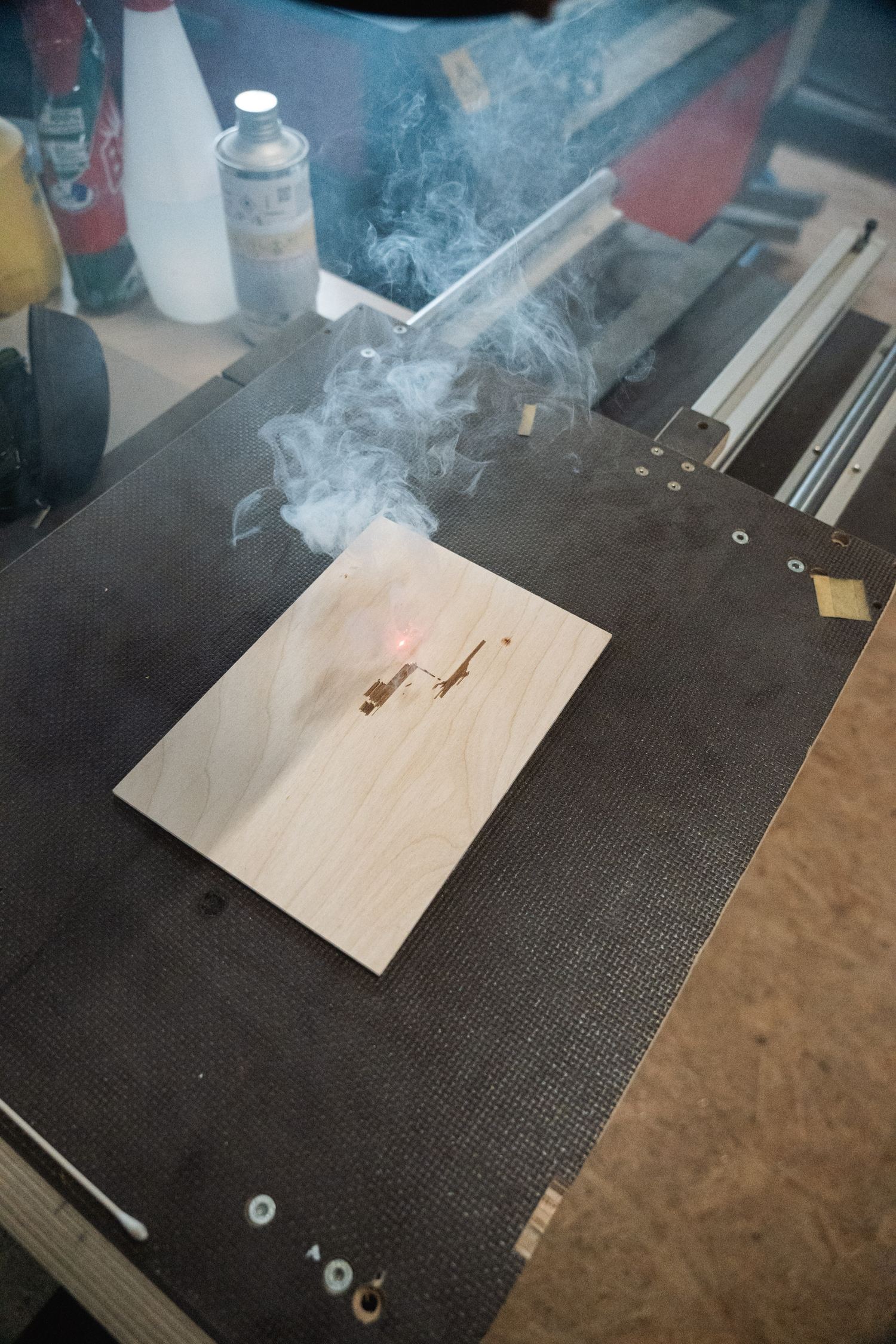 Lasercutter in der Werkstatt